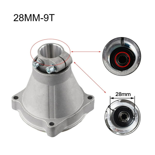 Output Block 26Mm 28Mm 7T 9T For Gasoline Brush Cutter Replacement Universal Aluminum Alloy 26Mm 28Mm Aperture Power Tool Parts