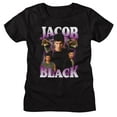 thumbnail image 1 of Twilight Jacob Black Lightning Black Women's T-Shirt, 1 of 2
