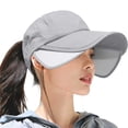 thumbnail image 4 of SRZYMJ Womens Sun Hat with Neck Flap Baseball Hat Lightweight For Wide Brim Hat For Hiking Running Camping, 4 of 4