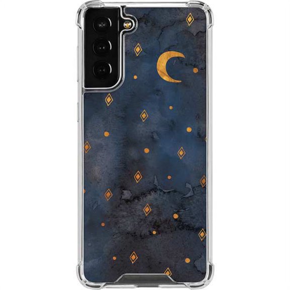 Skinit Ginseng Moon and Stars Galaxy S22 Plus Clear Case