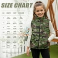 thumbnail image 7 of Uorisanigo Toddler Girls Boys Fleece Vest Fuzzy Sleeveless Full Zipper Cheetah Leopard Camouflage Jacket Warm Outwear with Pockets Fall Winter Fashion Soft Comfy Tops 2-12 Years, 7 of 7