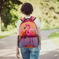 thumbnail image 6 of Lightweight Backpack Flamingo School Bag Travel Laptop Daypack for Men Women Casual Rucksack, 6 of 6