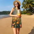 thumbnail image 3 of Disketp Butterflies In Flower Field para Vestido sin Mangas para Mujeres, Vestidos de Verano para Mujeres, Casual y Holgado para la Playa, 3 of 7