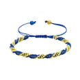 thumbnail image 2 of Up to 65% Off Ukrainian Yellow Blue Bracelet Set Handmade Rope Bracelet String Thread Bracelets Bracelet With Natural Crystal Bracelet Necklace Rings Earring Jewelry on Clearance, 2 of 2