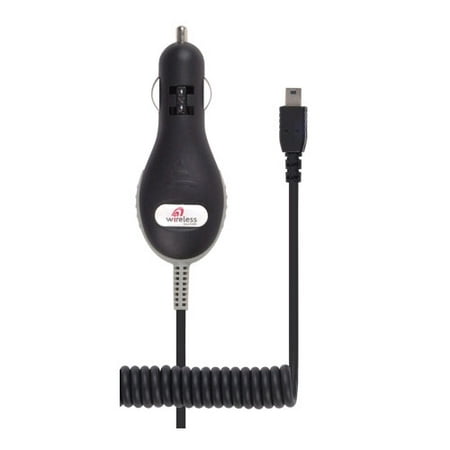 Iden Wireless Amplifier - Wireless Solutions Mini USB Car Charger for Motorola iDEN Nextel i290, W377, VE240, W233 (Black) - 392457-Z1