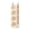 Beige, variant on Hanging Closet Organizer 4 Tier Clothes Hanging Shelves Space Saving Closet System Fabric Storage Bins with Hooks Zipper Collapsible for Home Dorm RV Bedroom