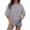 97#Gray, variant on Womens Short Sleeve T Shirts Summer Trendy Tops Casual Solid Crew Neck Loose Fit Basic Tees Dark Green M