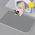thumbnail image 2 of Alfombrilla para arena de gatos para mascotas, impermeable, de doble capa, EVA, plegable, para atrapar arena de gatos, alfombra para mascotas, almohadillas para cama para gatos, suministros de limpiez, 2 of 5