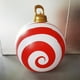 thumbnail image 4 of Adornos navideños, adornos navideños, decoración navideña de 60 cm, inflable de PVC decorado para exteriores, adornos navideños para árboles de Navidad, bola inflable decorada., 4 of 6
