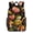 HuWng-3, variant on Frog Plays Ukulele Flower Garden Backpacks for Backpack for Bookbag