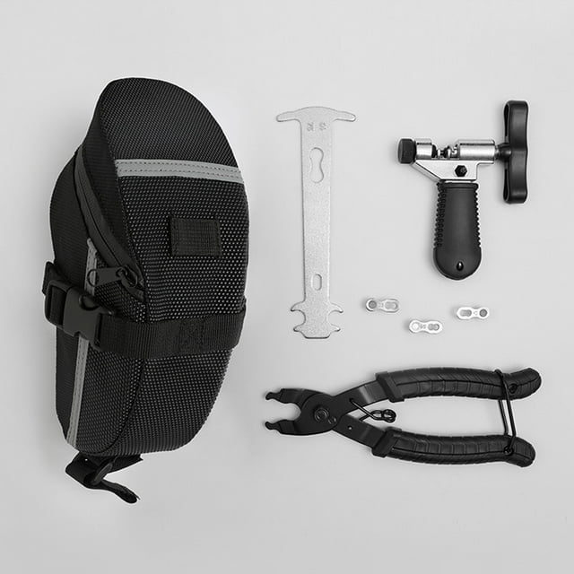 Kit d'Outils de Réparation de Vélo Fabriqué en Usine - Équipement de Cyclisme Portable pour Entretien en Déplacement, Y Compris Outils de Réparation de Pneus et Clés - Ensemble Tout-en-un Durable et Convivial pour Extérieur