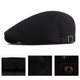 thumbnail image 5 of Sombrero de verano de malla transpirable para hombre, boina ajustable para vendedor de periódicos, gorra de hiedra, gorra plana para taxista, 5 of 7