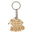 thumbnail image 1 of Inkdotpot Funny Keychain I'm Still Not Sick Of You Xoxo Wood Engraved Keychain, 1 of 6
