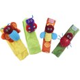 thumbnail image 2 of Sonajero para bebé, juguetes, pulsera divertida, campanilla, edredón, sonajero de animales, calcetines, correa para la muñeca #1, 2 of 5