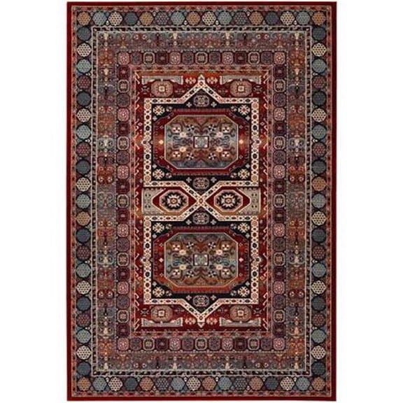 Couristan Timeless Treasures 4324/0300 Maharaja Area Rug - Burgundy