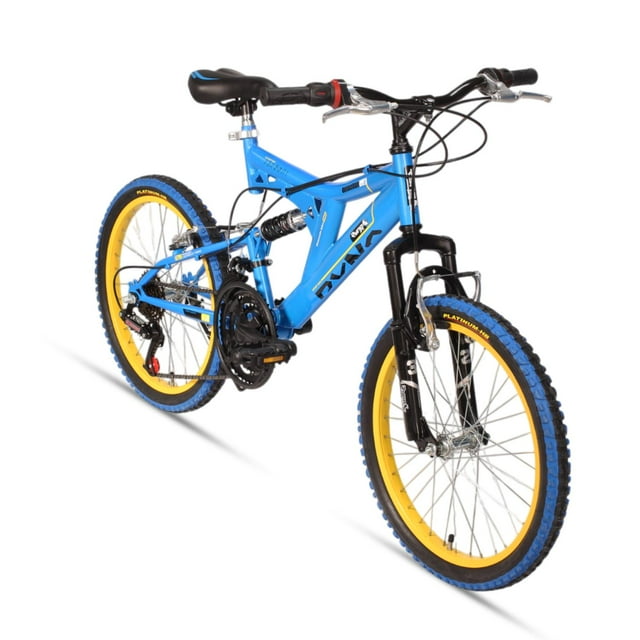 Bicicleta Infantil Niño R20 Doble Suspension 18 Velocidades