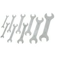 thumbnail image 2 of GRIP 9 pc Super Thin Open End Wrench Set Metric - Sizes 8 x 9mm, 10 x 11mm, 12 x 13mm, 14 x 15mm, 16 x 17mm, 18 x 19mm, 20 x 21mm, 24 x 27mm, 30 x 32mm - Roll Up Storage Pouch, 2 of 4