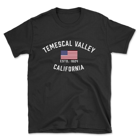Temescal Valley California Patriot Men's Cotton T-Shirt