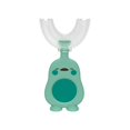 thumbnail image 1 of brosse A Dent Enfant En Forme De U, Brosse Dents Bebe De Manuelle Nettoyage Buccal 360 , Brosse A Dent Enfant Sans Bpa Avec Tte En Silicone Soup, 1 of 5