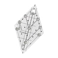 thumbnail image 4 of Guardoinrt 60 Degree Diamond Quilting Template Sewing Ruler degree diamond for Simple Quilting Designs Small, 4 of 6