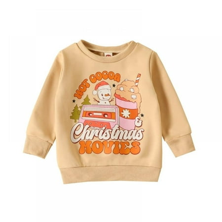 

BULLPIANO 0-5Y Infant Sweatshirt Toddler Crewneck Sweater Newborn Hoodies Baby Boy Girls Clothes Letter Printed Fall Spring Pullover