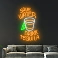 thumbnail image 3 of Handmadetneonsign Tequila Is Always The Answer Neon Sign, Tequila Led Light, Wine Bar Led Sign, 3 of 5