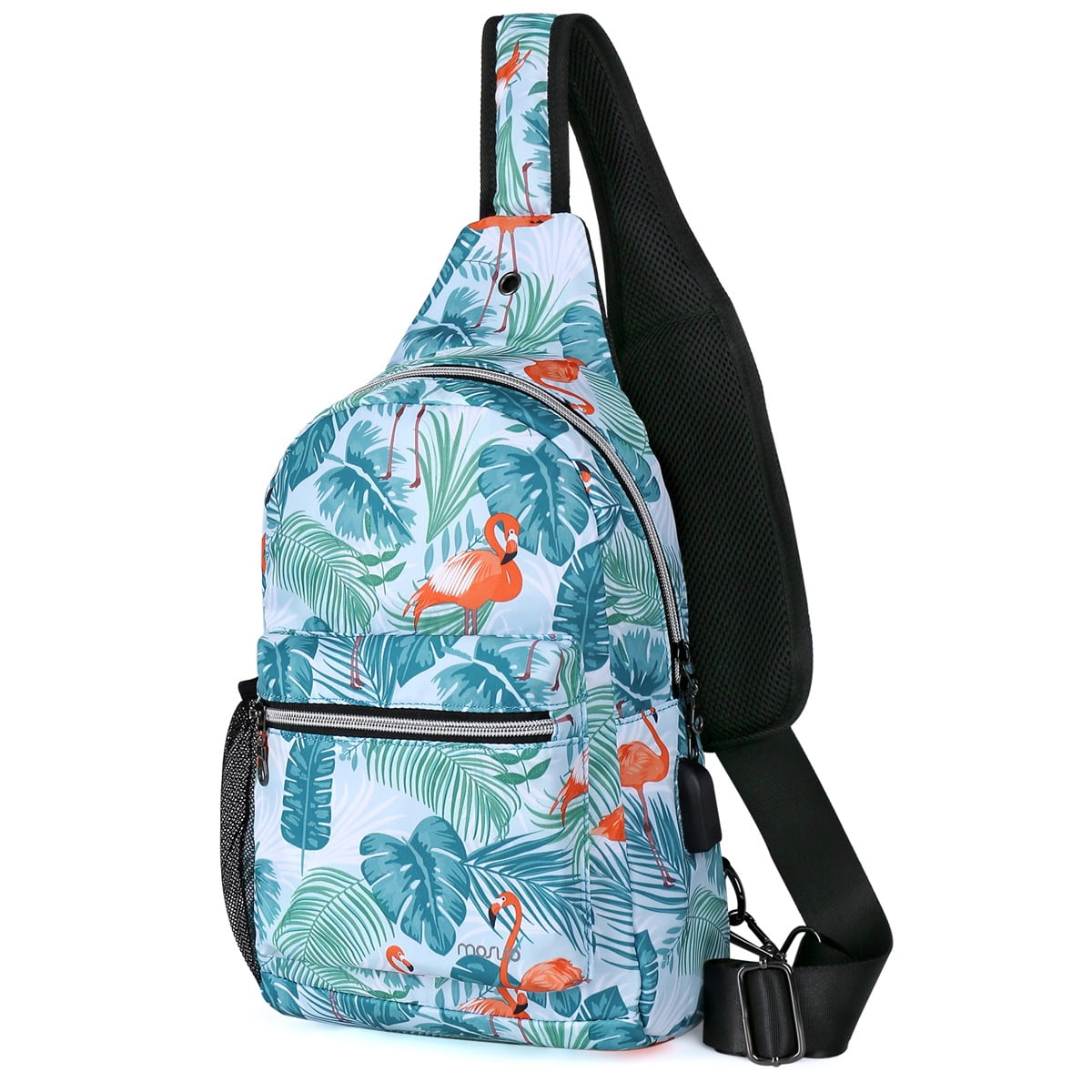 Unisex Sling Bag Crossbody Sling Backpack Mutilpurpose Shoulder Daypack with Adjustable Strap for Women Men Boys Girls