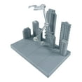 thumbnail image 2 of Base de exhibición para maquetas con dos adaptadores y fondo urbano, compatible con Hg RG BB. Gris 145x95x11cm, 2 of 9