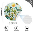 thumbnail image 4 of Ryvnso Dinosaur and Cactus Round Plate Mats Dining Table Placemat 1 Piece for Holiday Decoration, 4 of 7