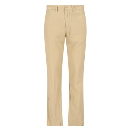 Polo Ralph Lauren Straight-Leg Beige Pants With Tailored Fit (Men's)