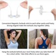 thumbnail image 4 of NSKBBM-USB C Headphones for iPhone 17 16 15 iPad Air 5 Wired Earbuds for Samsung S26/S25/S24/S23/S22/S21 Magnetic Noise Isolating in-Ear Type C Earphones with Mic Volume Control for Pixel 8 7 6, Whit, 4 of 4