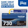 thumbnail image 2 of Brother TN730 Cartouche de toner laser authentique - Noir, 2 of 6