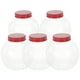 thumbnail image 1 of 5pcs navideño caramelo frasco en forma de contenedor de dulces de dulces de fiesta de la botella, 1 of 8