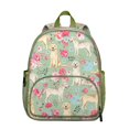 thumbnail image 1 of Dog Print Student Backpack – Cute Puppy Paw Pattern with Cartoon Bone and Tail Design, Artistic Watercolor Style for School, 1 of 5