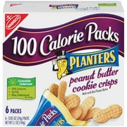 Nabisco 100 Calorie Packs: Planters Peanut Butter 6 Ct Cookie Crisps, 6 pk