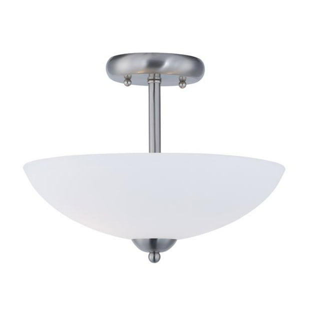 Taylor Support Semi-Poussière 2 Lumières, Nickel Satiné