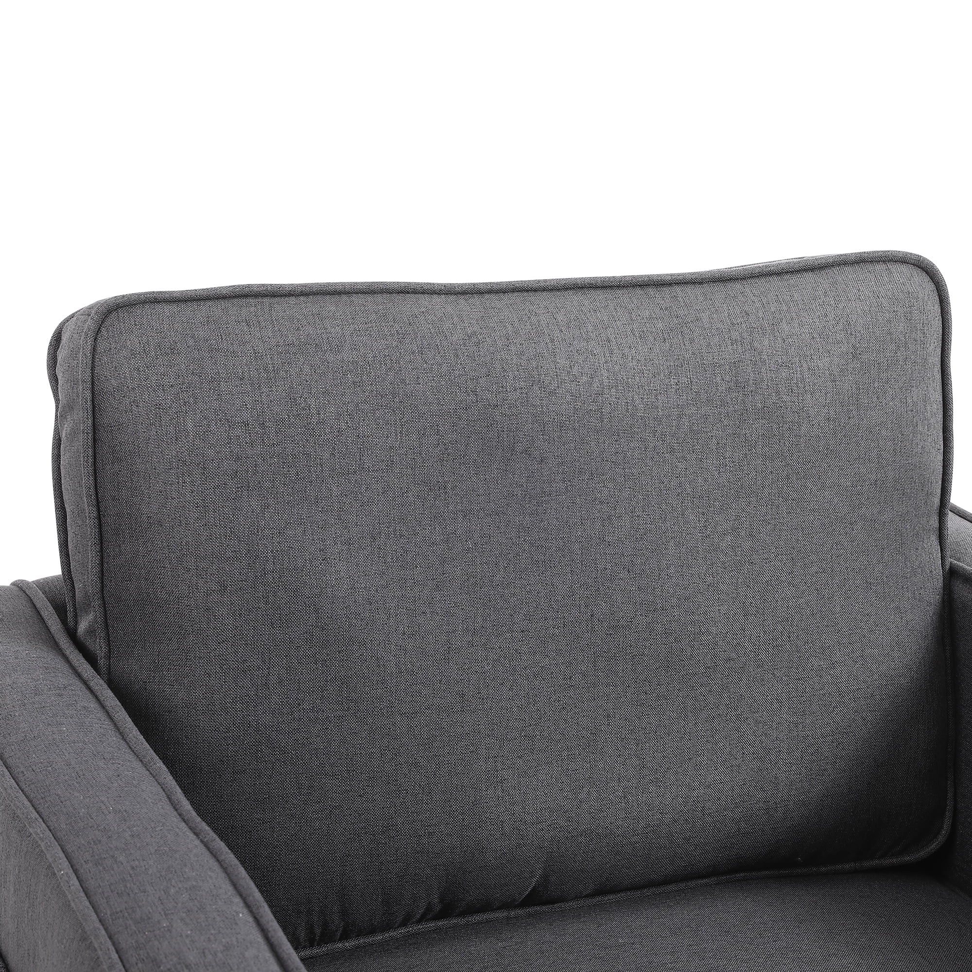 Kadyn Swivel Accent Barrel Chair, Linen Armchair with 360 Degree Swiveling and Side Pocket for Living Room, Dark Gray Kadyn Swivel Accent Barrel Chair, Linen Armchair with 360 Degree Swiveling and Side Pocket for Living Room, Dark Gray