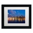 thumbnail image 2 of Trademark Fine Art 'Vancouver Twilight' Canvas Art by Pierre Leclerc, White Matte, Black Frame, 2 of 4