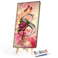 thumbnail image 2 of Cuadros Decorativos Letra S Rosa pintura al óleo por números Kits lienzo imagen pared arte DIY manualidades Sywqhk Nuevos Originales, 2 of 9