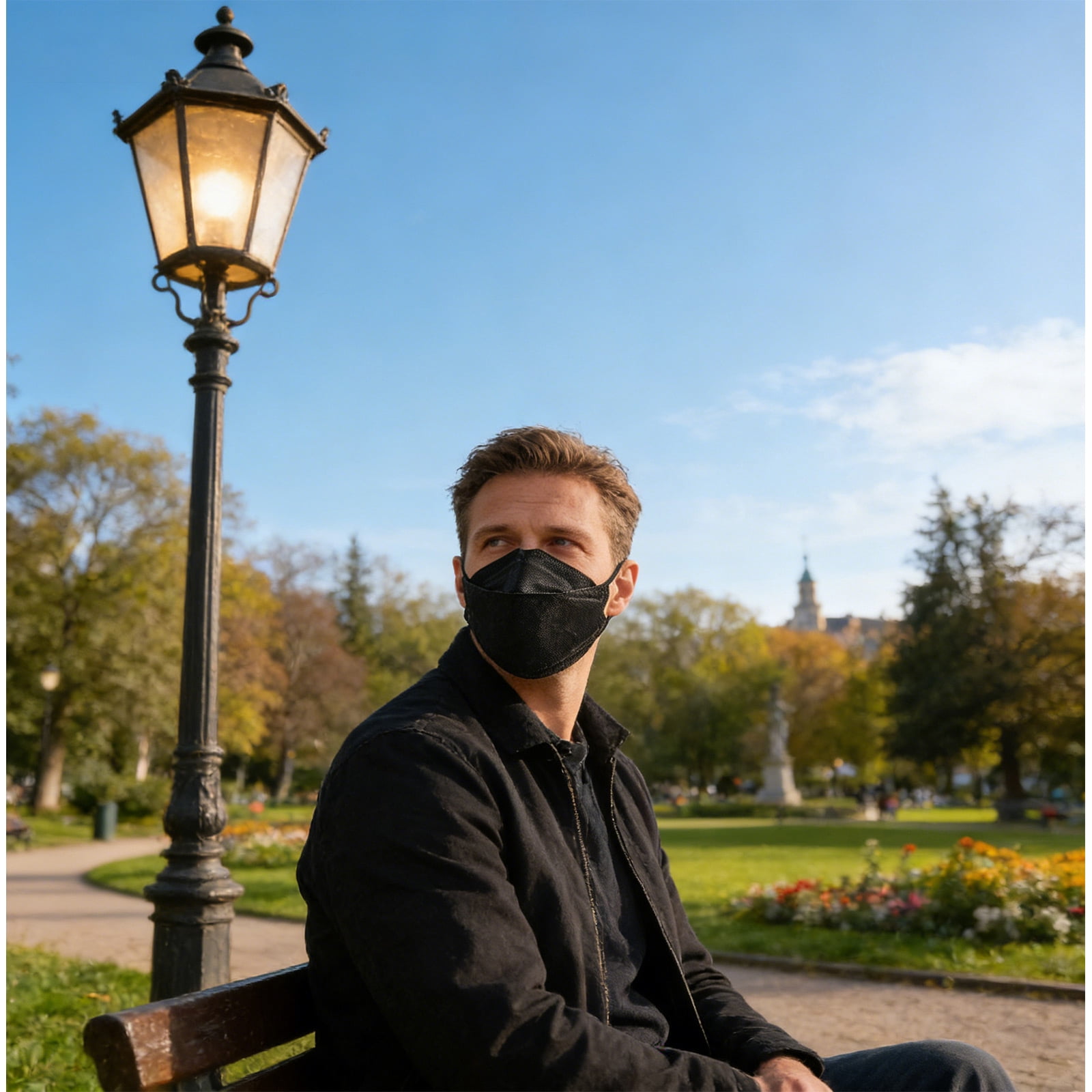 2026 KN95 Face Masks, Multi Layer Dust Proof Disposable Respirator, Soft Comfortable Facial Cover Suitable For Office Outdoor And Daily General Use (Adult-20Pack-Black)