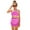 Hot Pink, variant on Girls 3 Piece Swimsuits Bathing Suit Cute Ruffle Bow Print Bikini Set with Skirt Kids Swimwear Size 8-12 Years (Coffee, 11Y)