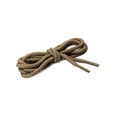 thumbnail image 2 of INSPIRE CHIC Unisex Thick Solid Color Round Shoelaces for Leather Boots Yellow Brown 120 cm/47.2", 2 of 4