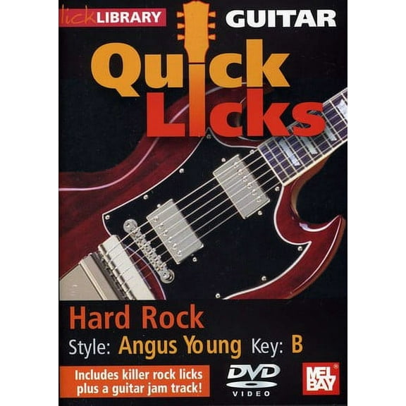 Quick Licks for Guitar: Hard Rock Style (DVD), Hal Leonard (Generic, Special Interests
