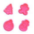 thumbnail image 1 of Bearachild 1 Juego de moldes para Fondant, accesorios para hornear con temática navideña, molde en relieve, herramientas de decoración de Kits de decoración para fiestas, 1 of 6