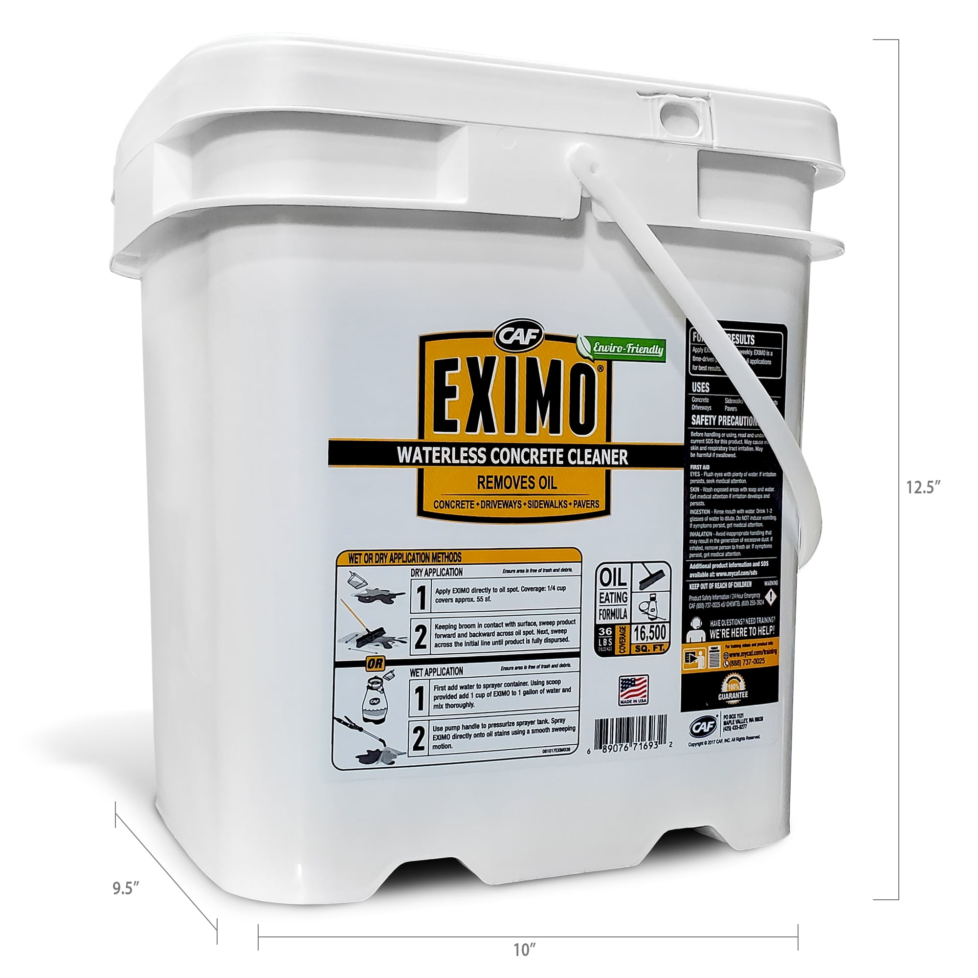 CAF Outdoor Cleaning Online Store EXIMO® Waterless Concrete Cleaner