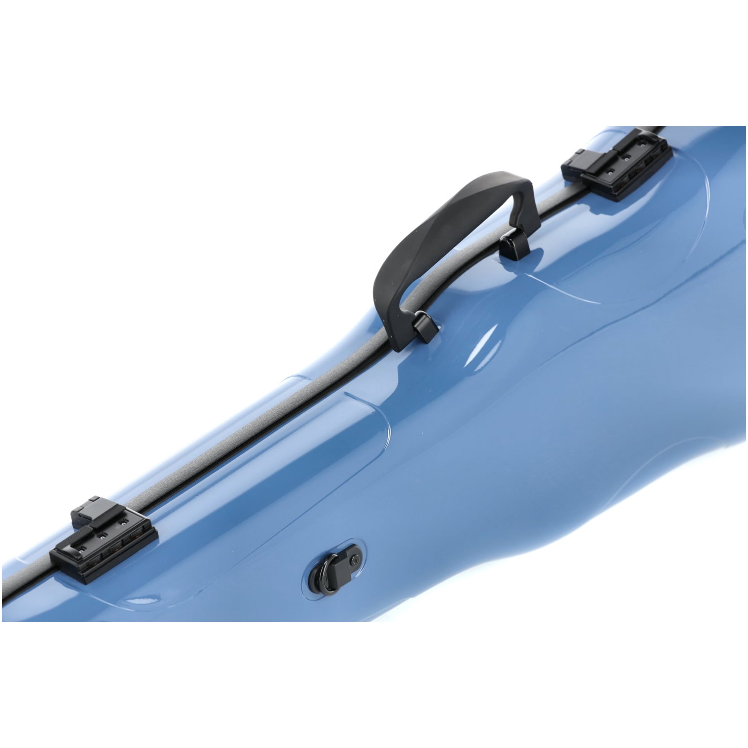 GEWA Violin Case, Air 1.7, Shaped, 4/4, Blue/Black, High Gloss w/Subway Handle