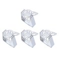 thumbnail image 1 of 4 Uds. Clip para mantel, abrazadera de fijación para mesas de comedor de alta resistencia, soportes para tela, Clips para restaurante, hogar, Picnic, mariposa de plata mayimx Clips para mantel, 1 of 9