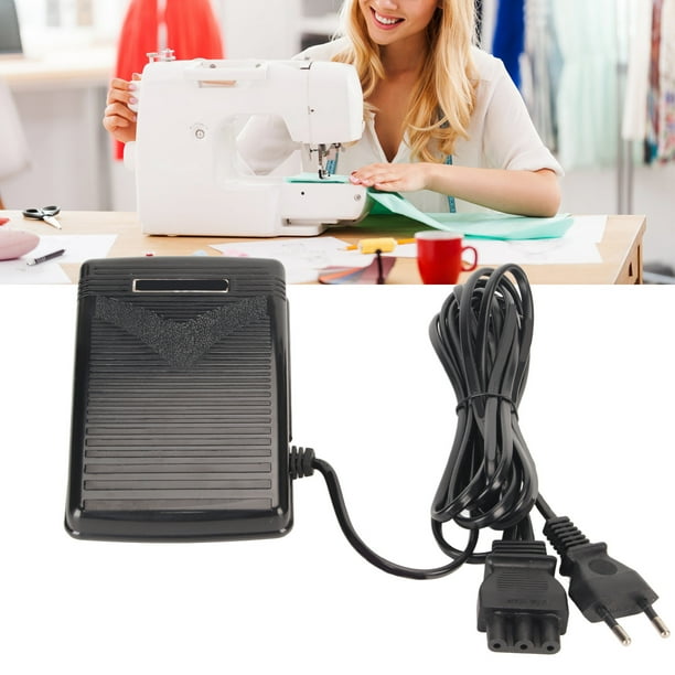 Pedal De Control De Velocidad Del Pie, Reemplazo De Velocidad Variable Duradero Control Sensible Pedal De La Máquina De Coser Conveniente Con Cable De Alimentación Para Máquina