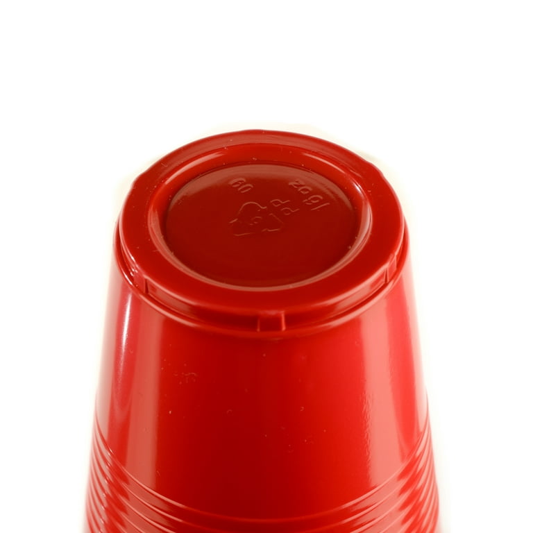 [600 PACK] 16 Oz Red Plastic Cups - Red Disposable Plastic Party Cups Crack  Resistant - Great for Beer Pong, Tailgate, Birthday Parties, Gatherings
