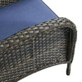 thumbnail image 6 of PARKWELL Patio Cushioned Chairs Set of 2,Outdoor Wicker Patio Furniture Sets,Blue Cushion, 6 of 7